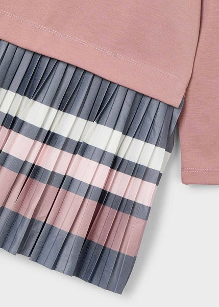 Girls combined striped dress Ref. 25-4911-17