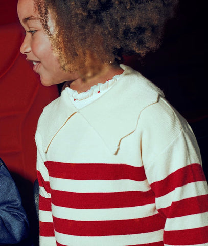 SET Girl Striped Knit Sweater/ Twill Pants Ref. 15-04301-045/4576-79