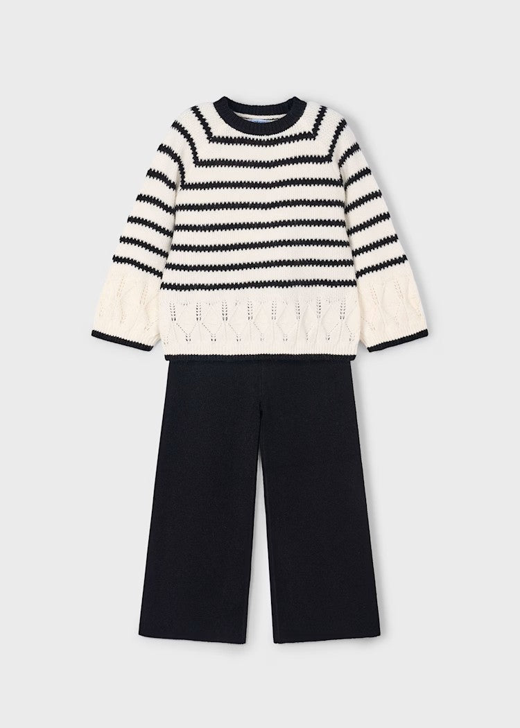 MAYORAL Girl Striped Sweater and Pants Set Ref. 15-4582-87