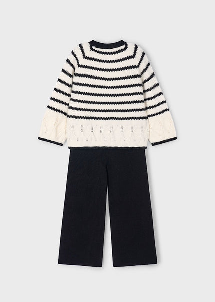 MAYORAL Girl Striped Sweater and Pants Set Ref. 15-4582-87