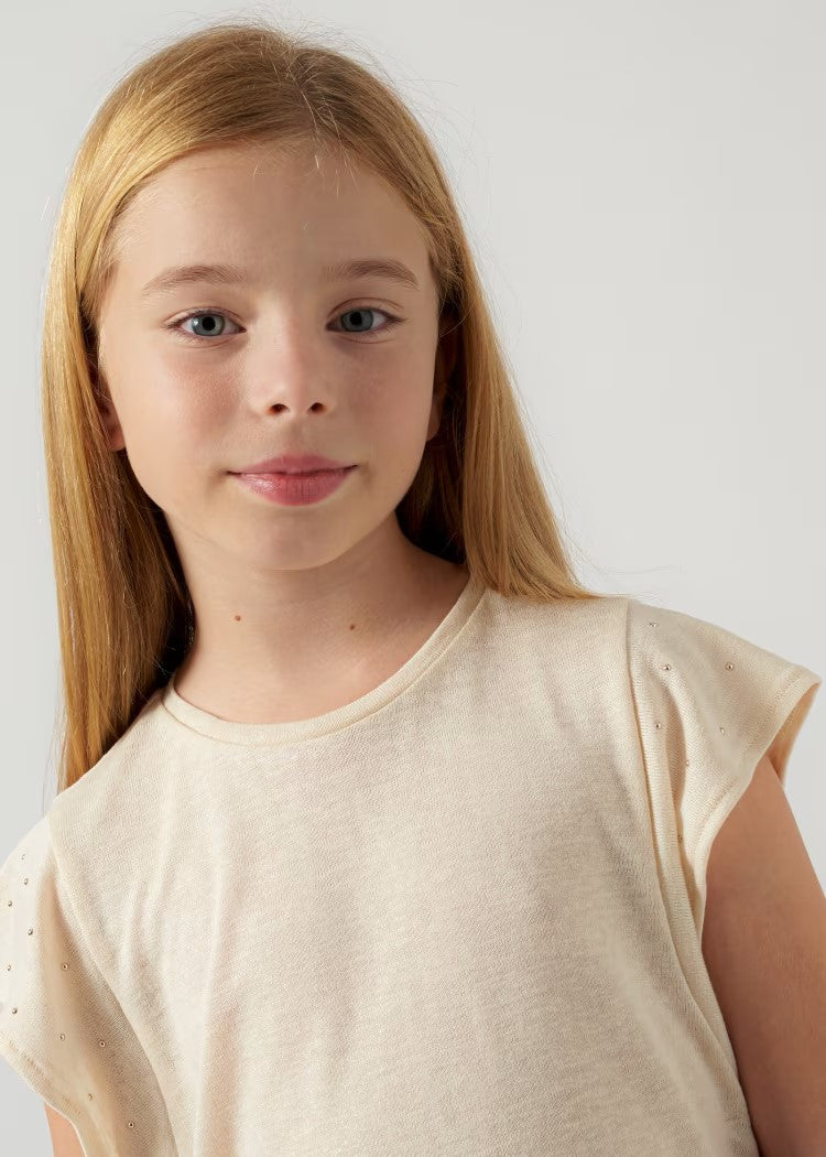 Girl T-shirt with Studs Ref. 24-06019-069