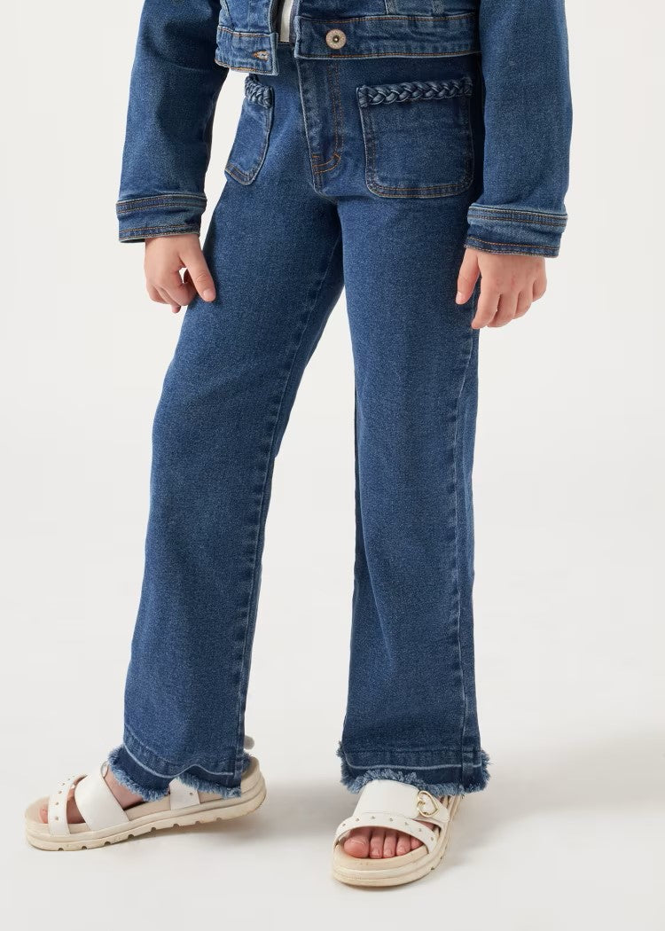 Girls high rise jeans Better Cotton Ref. 24-06510-090