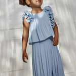 Girls' pleated chiffon trouser set Ref. 26-5285-34
