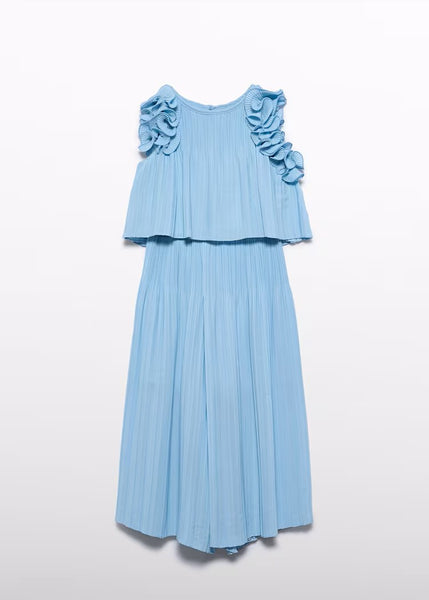 Girls' pleated chiffon trouser set Ref. 26-5285-34