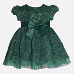 CARA LACE PARTY DRESS 11880 GREEN