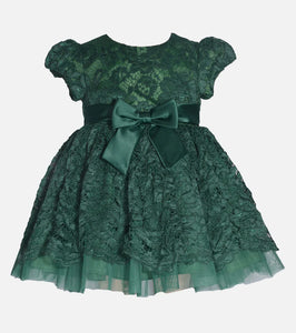 CARA LACE PARTY DRESS 1180 GREEN