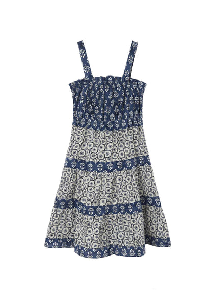 Mayoral - Blue And White Sun Dress, 6926