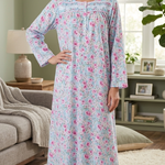 Women's long-sleeved cotton dress 25-37-B-2