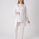Maternity and Postpartum 3-Piece Pajama & Robe Set  3474