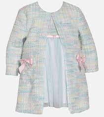 Girls Dress Coat Sets & Sweaters-10987