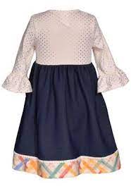 Bonnie Jane Girls Pumpkin Embroidered Dress12732