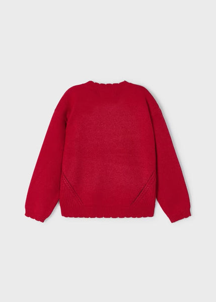 Girl's wave sweater Ref.  13-00319-010/Girl's smock knit blouse Ref.  13-04195-026/ 13-04213-039