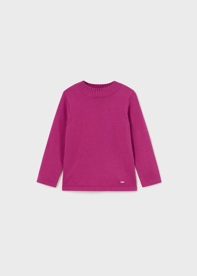 كنزة صوفية للأطفال من Better Cotton برقبة نصف دائرية (موديل البجعة) Ref. 13-02004-056
