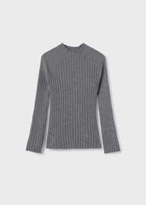 Girl's ribbed semi-swan sweater Ref.  13-07040-046