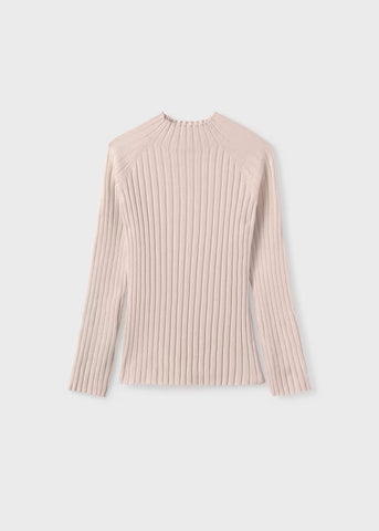 Girl's ribbed semi-swan sweater Ref.  13-07040-045