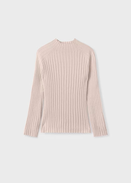 Girl's ribbed semi-swan sweater Ref.  13-07040-045