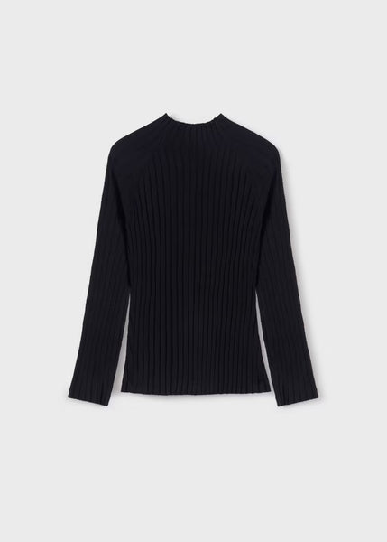 Girl's ribbed semi-swan sweater Ref.  13-07040-049