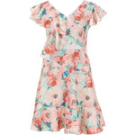 Bonnie Jean  Girls'-Printed Fit-And-Flare Dress R3-15250