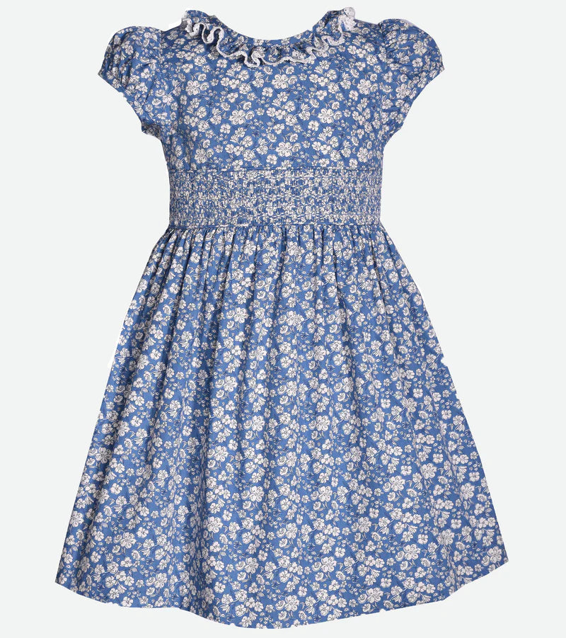 CAMILLE FLORAL COLLARED DRESS  B2-11393