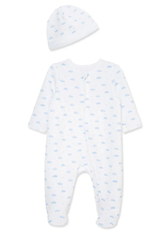 Cars Quilt Footie with Hat 25-16254