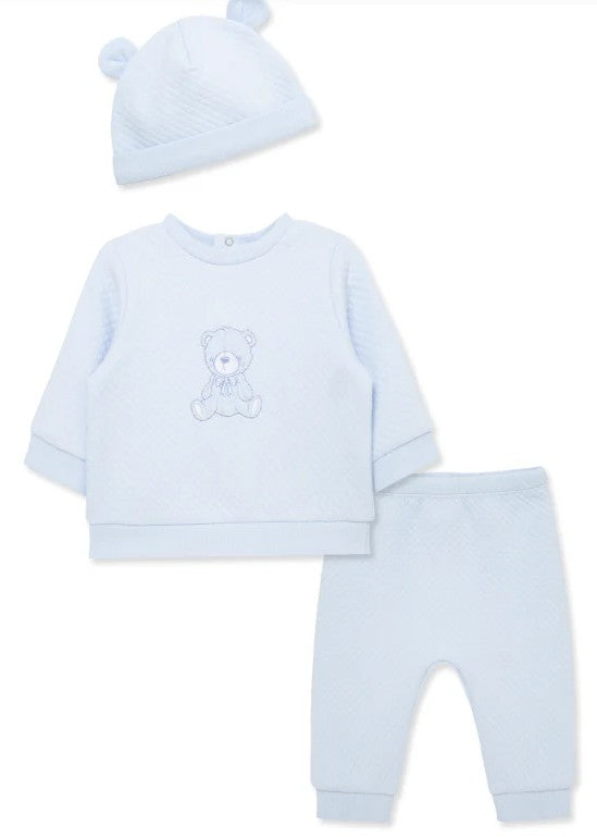 Playful Bears Quilted Set + Hat 25-16255