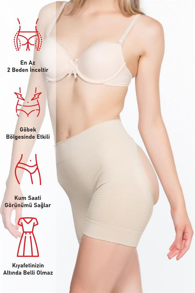 Black Emay 2034 Butt Open Anti Cellulite Corset Product Code: MI2034