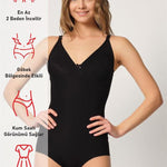 حمالة صدر سفلية بطول مزدوج كورسيه ليزر Black Emay 2821 رمز المنتج: MI2821