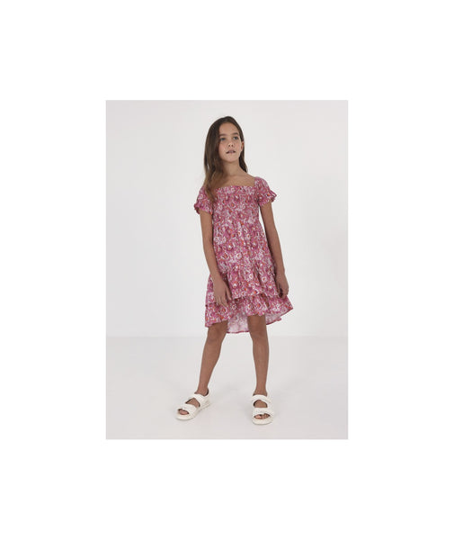 Pink patterned dress Art. 23-06928-002