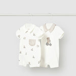 Newborn Boy 2-Pack Romper Set Ref. 26-1715-92