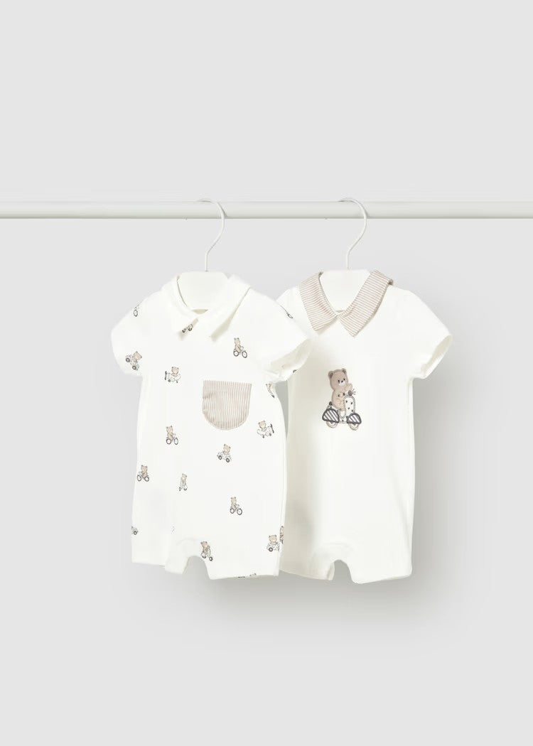 Newborn Boy 2-Pack Romper Set Ref. 26-1715-92