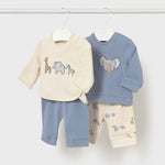 Newborn Boy 4-Piece Animals Set Ref. 15-02621-20