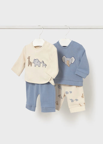 Newborn Boy 4-Piece Animals Set Ref. 15-02621-20