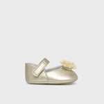 Newborn Ceremony Mary Jane with Flower Ref. 25-9902-010