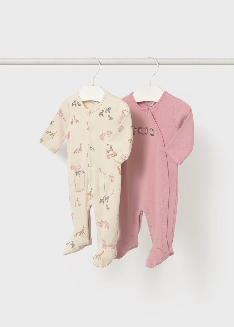 Newborn Girl 2-Piece One Piece Set Ref. 15-02703-92