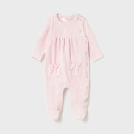 Newborn Girl 2-Piece Velour One Piece Set Ref. 15-02706-11