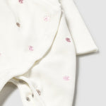Newborn Girl 2-Piece Velour One Piece Set Ref. 15-02706-11