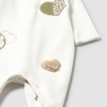 Newborn Girl 2-Piece Velour One Piece Set Ref. 15-02702-85