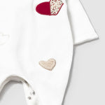 Newborn Girl 2-Piece Velour One Piece Set Ref. 15-2702-87