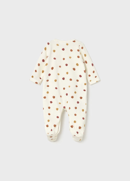 Newborn Girl 2-Piece Velour One Piece Set Ref. 15-02706-010