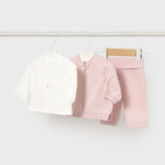 Newborn Girl 3-Piece Fleece Set Ref. 15-2607-40