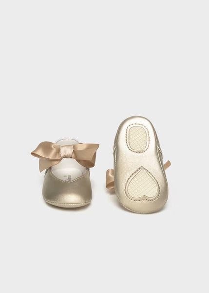 Newborn Girl Bow Mary Janes Ref. 26-09090-078