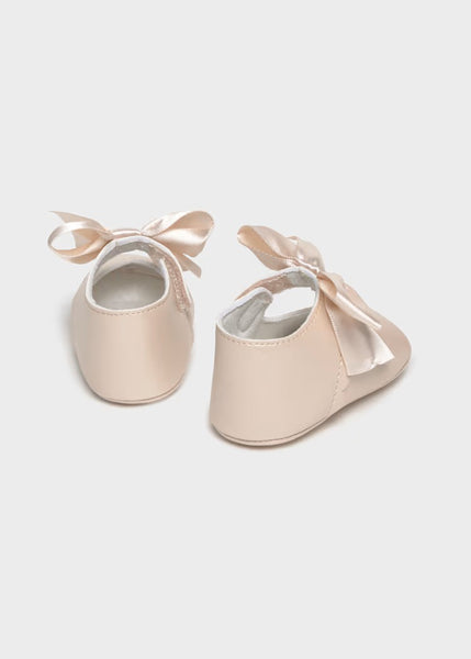 Newborn Girl Bow Mary Janes Ref. 26-09090-076
