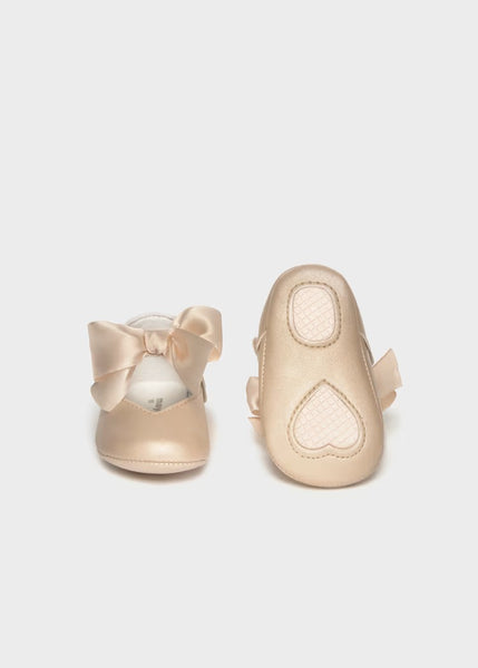 Newborn Girl Bow Mary Janes Ref. 26-09090-076