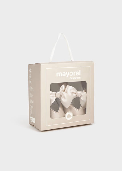 Newborn Girl Bow Mary Janes Ref. 26-09090-076