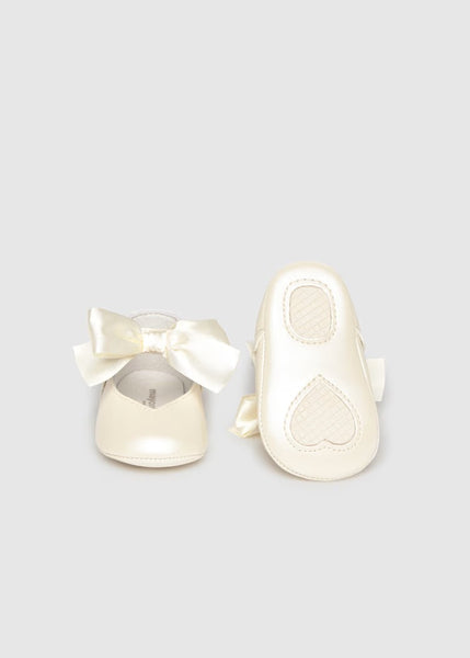 Newborn Girl Bow Mary Janes Ref. 26-09090-077