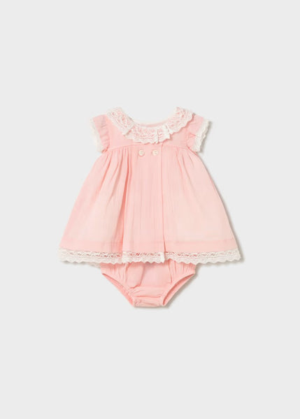 Newborn Girl Dress with Bloomers Ref. 26-1888-36