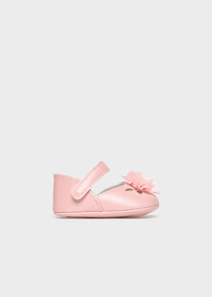 Newborn Girl Flower Mary Janes Ref. 26-09091-084