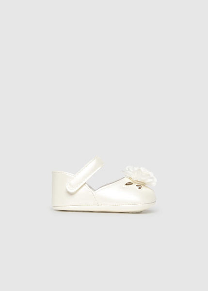Newborn Girl Flower Mary Janes Ref. 26-09091-085