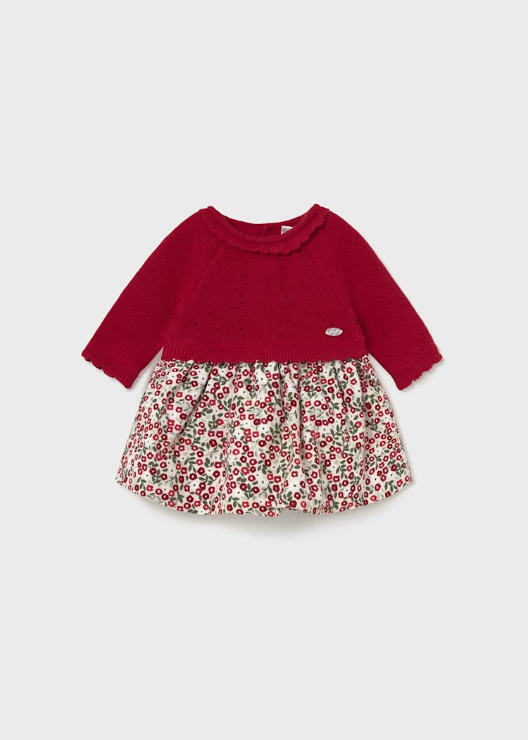 knitted dress and flat newborn Ref.  25-2821-47