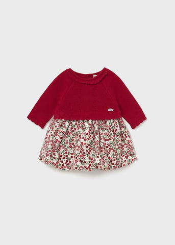 knitted dress and flat newborn Ref.  25-2821-47